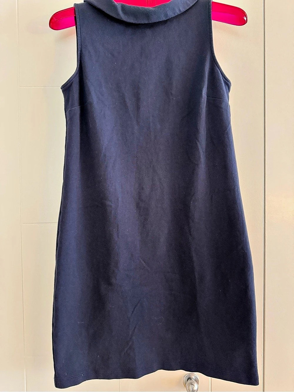 Talbots Sleeveless Mini Dress Navy Color - Size M petite